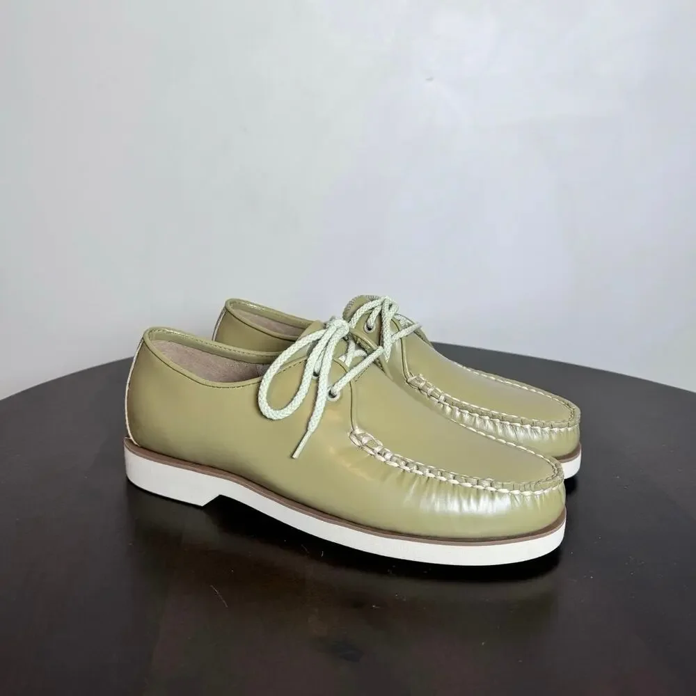NWT Sperry Top-Sider Captain's Oxford Smoked Elk Boat Shoe - Size M7/W8.5
